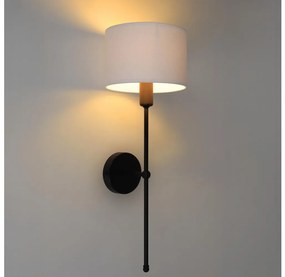 Lampada da parete MADELA 1xE14/40W/230V bianco/nero