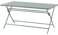 Tavolo da giardino 150x80x71 cm Greensboro verde oliva