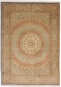 Cashmere Silk Tappeto orientale 220 x 160 (Indian) Annodato A Mano