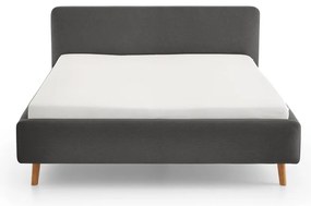 Letto singolo imbottito grigio scuro rete non inclusa 120x200 cm Mattis – Meise Möbel