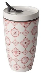 Tazza da viaggio in porcellana rossa e bianca Villeroy &amp; Boch , 350 ml Like To Go - like | Villeroy &amp; Boch