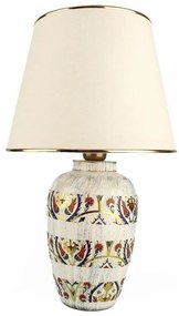 Lampada da tavolo RAMZES 1xE27/40W/230V crema/oro