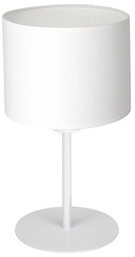 Lampada da tavolo ARDEN 1xE27/60W/230V diametro 18 cm bianco