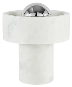 Tom Dixon - Stone Portable Lampada da Tavolo Silver Tom Dixon