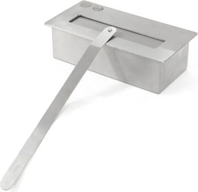 Camino a bioetanolo biocamino da terra JEFFERSON Nero L 89,5 x H90,5 x P28