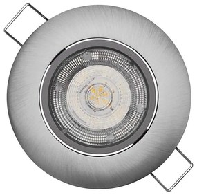 Lampada LED da incasso EXCLUSIVE 1xLED/5W/230V 4000 K argento