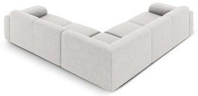 Divano angolare grigio chiaro (angolo variabile/ad L) Molino - Micadoni Home