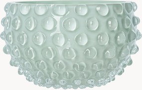 Set di 4 ciotole da snack in vetro soffiato Hobnail