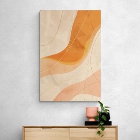 Quadro su tela – Linee artistiche Peach Fuzz