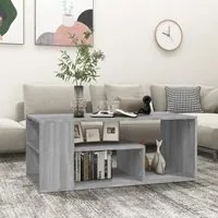 Tavolino da Salotto grigio sonoma 100x50x40cm Legno Multistrato 815841