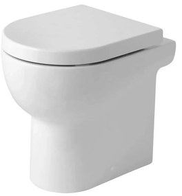 Wc a Terra H 48 Traslato Azzurra Ceramica "Nuvola" Bianco Lucido