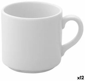 Tazza Ariane Prime Caffè Bianco Ceramica 200 ml (12 Unità)