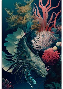 Stampa su tela – Gamberetto surrealista