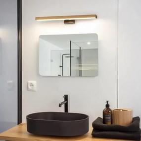 Brilagi-Illuminazione a LED per specchi da bagno WOODY MIRROR LED/12W/230V IP44 quercia/nero