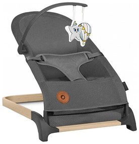 Lionelo - Altalena per bambini JUNE grigio