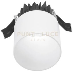 Gfa361-faretto led ad incasso bianco 3000k 550lm 9w d.7cm ip54