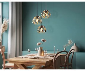 Globo 15759-3HR - Lampadario a sospensione con filo MIKA 3xE27/40W/230V diametro 41 cm