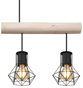 Globo 54017-4H3 - Lampadario a sospensione con filo PRISKA 4xE27/40W/230V