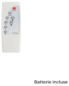 Kit 3 Faretti LED Solare con Picchetto 3x5W con Telecomando incluso Colore Bianco Naturale 4.000K