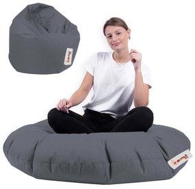 Poltrona sacco grigia 100x20xX65 cm