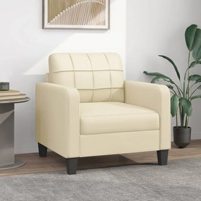 Poltrona Crema 60 Cm İn Similpelle /