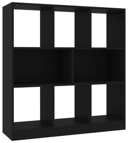 Libreria nera 97,5x29,5x100 cm in truciolato