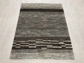 Loribaft Tappeto 150 x 190 Grigio (Iran) Annodato A Mano