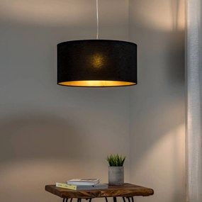 Maco Design Lampada a sospensione Salina, nero/oro, Ø 50 cm