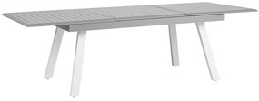 Tavolo da giardino alluminio grigio 175 x 225 x 100 cm PERETA Beliani