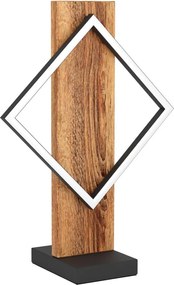 Eglo 901937 - Lampada da tavolo LED BOYAL LED/13W/230V nero/marrone