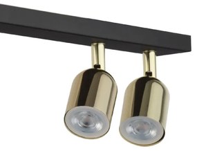 Faretto TOP 4xGU10/10W/230V nero/oro