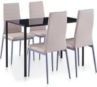 Set da Pranzo 5 pz Cappuccino cod mxl 5856