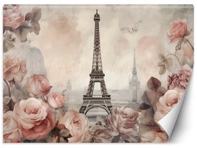 Carta Da Parati, Torre Eiffel Shabby Chic