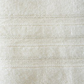 Set di asciugamani tipo terry color crema in cotone 2 pz 90x140 cm Zero Twist – Catherine Lansfield