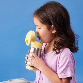 Bottiglia termica con cannuccia 350 ml – lemon twist