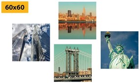 Set di quadri – Bellezze della città di New York
