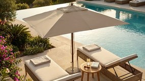 STATUS - ombrellone da giardino palo centrale in legno 2 x 3 m