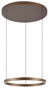 Lampada a sospensione di design bronzo scuro dimmerabile a 3 livelli - Titmus