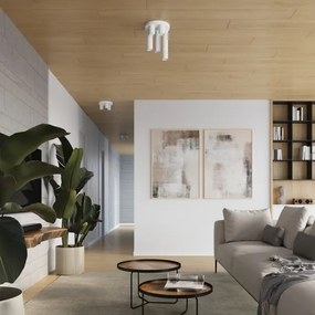 Sollux SL.1465 - Faretto LAGOS 5xGU10/10W/230V bianco