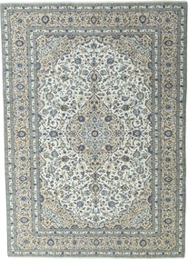 Kashan Tappeto 290x410 Beige (Iran) Annodato A Mano
