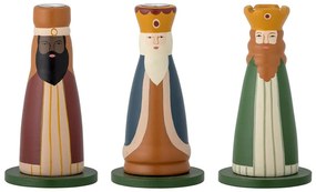 Portacandele in set in legno a tema natalizio 3 pz Betiel – Bloomingville