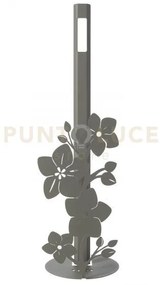 Porta carta igienica da terra fior di loto fango in ferro 15x50hcm