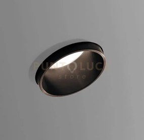 Thessaly faretto incasso 1 luce colore bronzo spazzolato attacco gu...