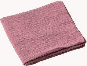 Copricuscino in percalle di cotone Mauve