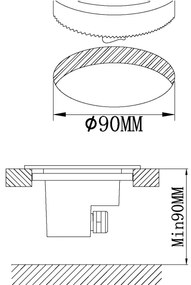 Eglo 93482 - Lampada LED segnapasso da esterno LAMEDO LED/2,5W/230V IP65
