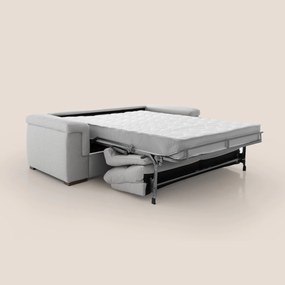 Magnolia divano letto con materasso alto 18 cm morbido schienale alto in tessuto smacchiabile T05 grigio