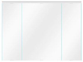 Specchio Contenitore Con Illuminazione Essential SENSEA bianco L 80 x H 60 x P 17 cm