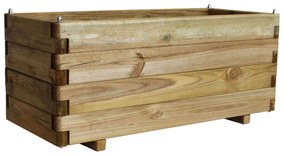 FIORIERA - in legno da giardino 90x40x40 h