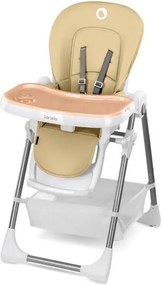 Lionelo - Seggiolina da pranzo per bambini LINN PLUS bianco/beige