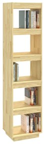 Libreria/divisorio 40x35x167 cm in legno massello di pino